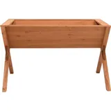 vidaXL Hochbeet 90 x 55 x 56 cm Braun