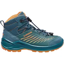 Lowa Zirrox II GTX MID Junior Wanderschuhe Kinder petrol - blau