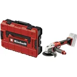 Einhell 4431140+4540011 Akku-Winkelschleifer 125 mm ohne Akku, ohne Ladegerät, inkl. E-Case