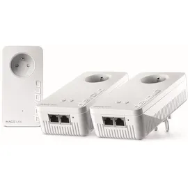devolo Magic 2 WiFi next: schnellstes CPL Multiroom Kit der Welt (2400 Mbit/s, 5 Gigabit-Ethernet-Ports) ideal für Download und Streaming (geeignet für Frankreich)