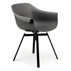 Niehoff Schalen-Stuhl Tulip Gestell 4 Fuß schwarz
