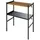 letti moderni Blumentreppe 60 x 32 cm Schwarz/Walnuss