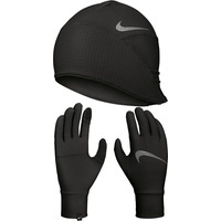 Nike Damen Set Laufmütze + Handschuhe schwarz XS/S