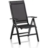Kettler Legato Curve Multipositionssessel 65 x 69 x 110,5 cm anthrazit/anthrazit klappbar