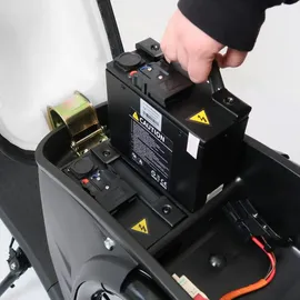 Rolektro Rolektro, E-Chopper 45, Schwarz, 45 km/h, 2 x 60V-25,6Ah Lithium-Akku, 3000 Watt - Schwarz