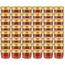 vidaXL Marmeladenglas 110 ml 48 St.
