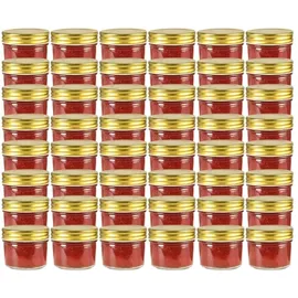 vidaXL Marmeladenglas 110 ml 48 St.
