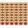 vidaXL Marmeladenglas 110 ml 48 St.