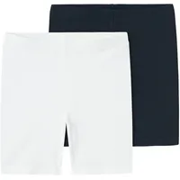 NAME IT Mädchen NKFVIVIAN 2P SOLID Short NOOS Leggings,
