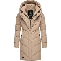 Ragwear Steppmantel »Steppmantel Natalka stylischer, gesteppter Winterparka mit Kapuze braun