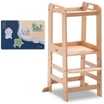 hauck Kinderstuhl Learn N 46 x 54 x 90,50 cm Buche massiv beige