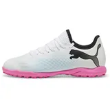 Puma Future 7 Play TT Jr. puma white/puma black/poison pink 37