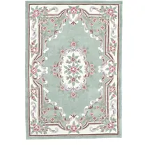 THEKO Ming Handtuftteppich 60 x 90 cm Grün