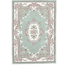 THEKO Ming Handtuftteppich 60 x 90 cm Grün