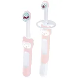 MAM Learn to Brush Set Kinderzahnbürste rosa