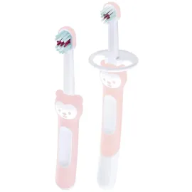 MAM Learn to Brush Set Kinderzahnbürste rosa