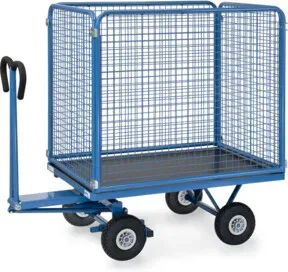 fetra Handpritschenwagen 6443P pulverbeschichtet RAL 5007