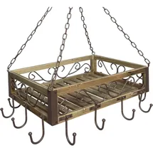 Ambiente Haus Topfhänger aus Holz 16 x 50 x 40 cm 1-tlg. beige