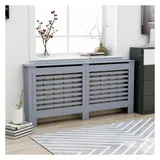 vidaXL Heizkörperverkleidung Anthrazit 172x19x81,5 cm MDF