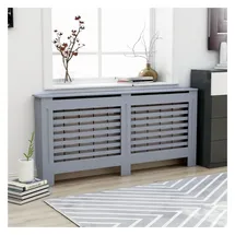 vidaXL Heizkörperverkleidung Anthrazit 172x19x81,5 cm MDF