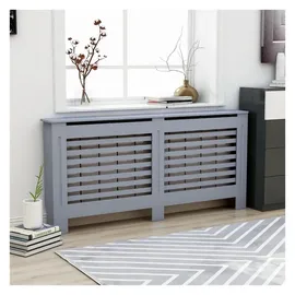 vidaXL Heizkörperverkleidung Anthrazit 172x19x81,5 cm MDF