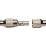 Renkforce 0410320 Koax-Kabelverbinder Metall, Kabel-Durchmesser: 7mm