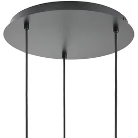 Trio Pendelleuchte Robin 3-flammig Schwarz matt