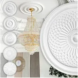 HEXIM Perfect Stuckrosette HEXIM Weiß 2 St. Ø 55,9 cm