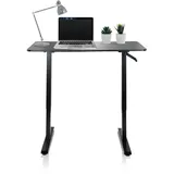 HJH Office Schreibtisch Stand CR schwarz