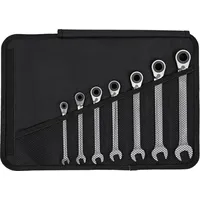 Stier Ringstop Maul-Ringratschenschlüssel-Satz, 7-teilig