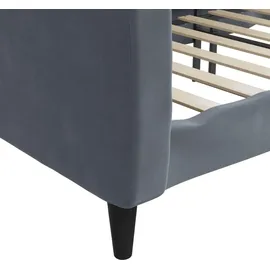 vidaXL Tagesbett 90 x 200 cm Dunkelgrau