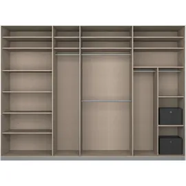 Rauch Schwebetürenschrank »Kleiderschrank Schrank Garderobe CORTONA inkl. Inneneinteilung,« 2 Stoffboxen und zusätzlichen Einlegeböden MADE IN GERMANY, weiß, B:315cm H:229cm T:62cm, Holzwerkstoff, Schränke, Schwebetürenschrank,