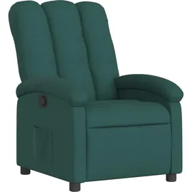 vidaXL Relaxsessel Dunkelgrün Stoff 93 x 101 x 93 cm Grün mit Rollen