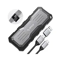 ORICO Extreme Portable SSD 1TB, USB 3.2 Gen 2x2, Robuste Externe Festplatte mit 2000 MB/s Lesen, 1800 MB/s Schreiben, 20 Gbps, Ideal für Outdoor-Editoren - O20