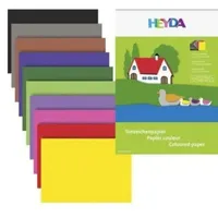 Heyda Tonpapierblock A4 130 g/m2 20 Blatt