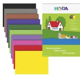 Heyda Tonpapierblock A4 130 g/m2 20 Blatt