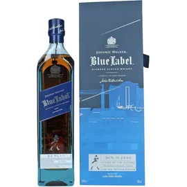 Johnnie Walker Blue Label Cities of the Future Berlin 2220 Blended Scotch 40% vol 0,7 l Geschenkbox