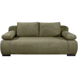 Collection AB Schlafsofa Polyester 2-Sitzer Grün