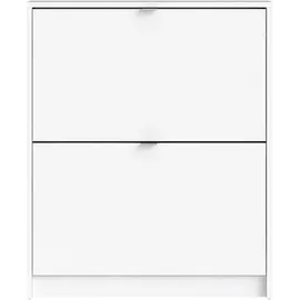 INOSIGN Schuhschrank 70,3 x 85,2 x 16,6 cm weiß / weiß