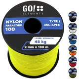 GO!elements Paracord 100 gelb 100 m