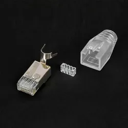 ProfiPatch 1x Netzwerk Stecker Set RJ45 Patchkabel Cat7/6A/6 geschirmt AWG26/27