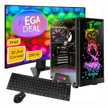 gamemax Gaming-PC Rockstar 2708 Intel Core i5 14400F 4,6 GHz 16 GB RAM 1 TB SSD Windows 11