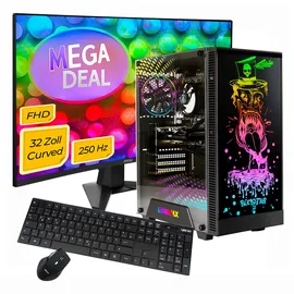 gamemax Gaming-PC Rockstar 2708 Intel Core i5 14400F 4,6 GHz 16 GB RAM 1 TB SSD Windows 11