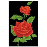 Diamond Dotz - Diamond Painting Rote Rosen