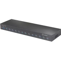 Renkforce RF-6677282 USB-Hub 13 Port USB-A USB 3.2 Gen2 10 GBit/s für industrielle Anwendungen, Rackmontage möglich