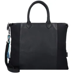 Gabs G3 Pop Schultertasche L Leder 37 cm  schwarz
