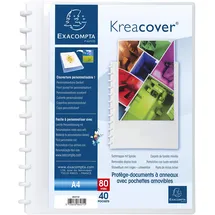 Exacompta Kreacover DIN A4 40 mm Weiß
