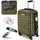 Kesser Hartschalen-Trolley 4-Rollen Cabin 55 cm / 55 l grün