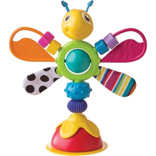 TOMY Lamaze Babyspielzeug "Freddie, das Glühwürmchen" Mehrfarbig, Hochwertiges Hochstuhlspielzeug, Rassel und Greifling, Förderung der Motorik, Hochstuhl Spielzeug, Ideales Weihnachtsgeschenk, ab 6 Monaten