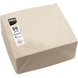 ProNappe Servietten creme 2-lagig 20,0 x 20,0 cm, 50 St.